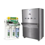 برادة مياه سبيل 300لتر 4 صنبور بارد +1 عادي ( ستيل ) مع فلتر مياه 7 مراحل